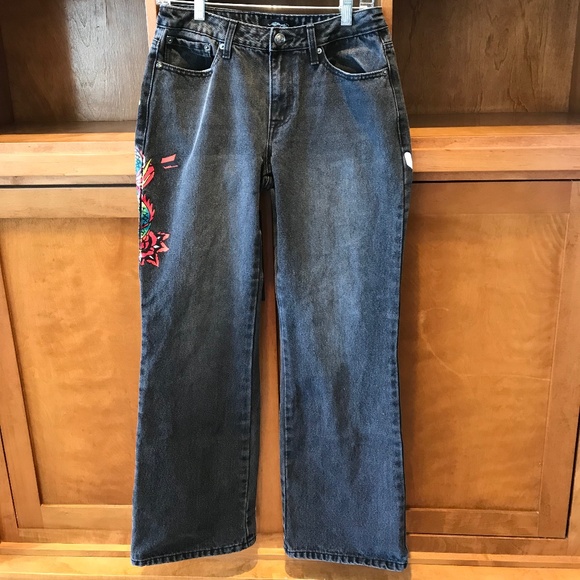 LAID-BACK VIBES🔥 DRAGON LOW WAIST BAGGY JEAN - Picture 3 of 15